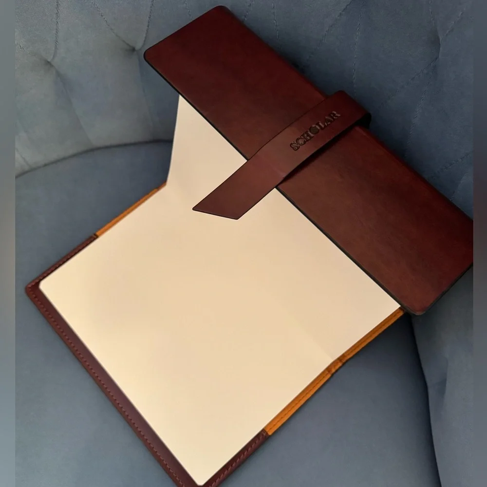 Leather Oglethorpe University Journal Portfolio